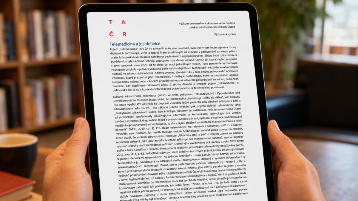 Výzkum provozního a ekonomického modelu poskytování telemedicínských služeb v ČR